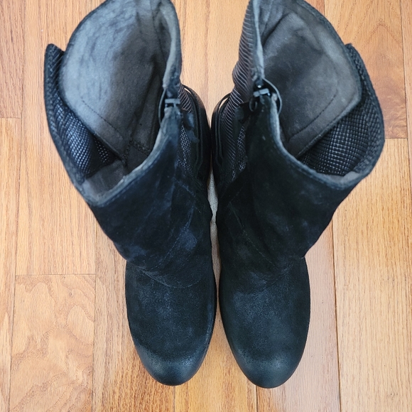 New with box, never worn Miz Mooz York Black Leather Booties size EU 39 - Picture 9 of 11